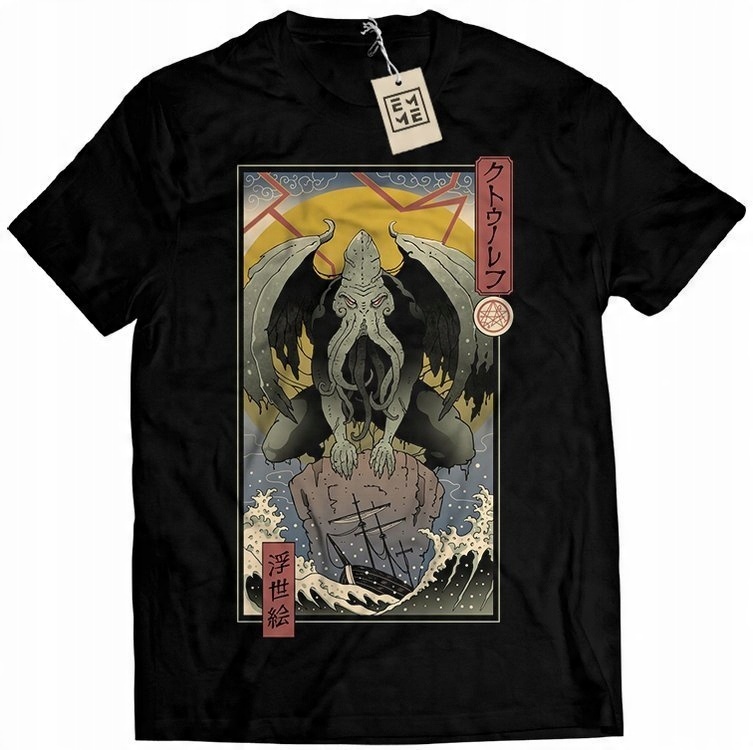 

Koszulka Męska Cthulhu Lovecraft Horror L