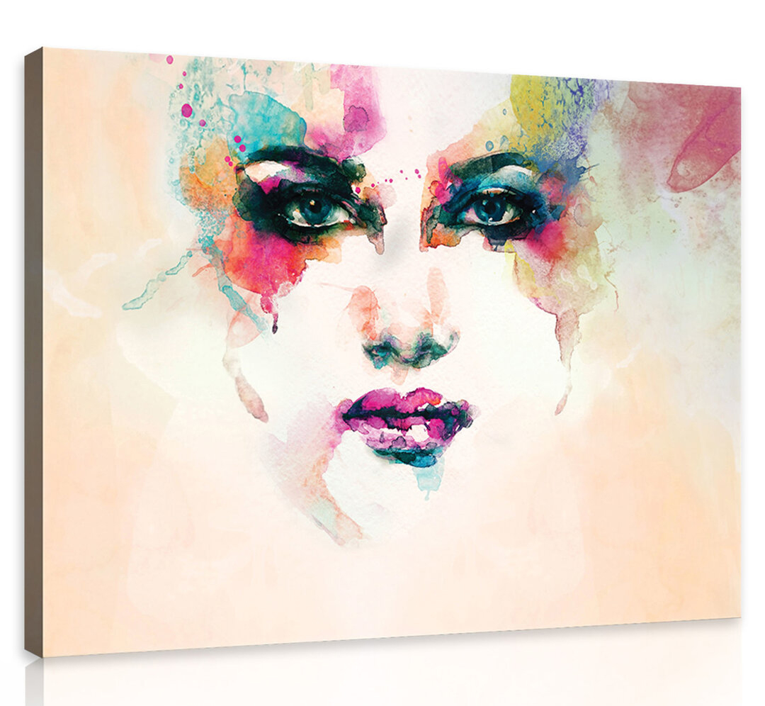 Obraz Na Plátně Canvas 100x75 Žena Akvarel