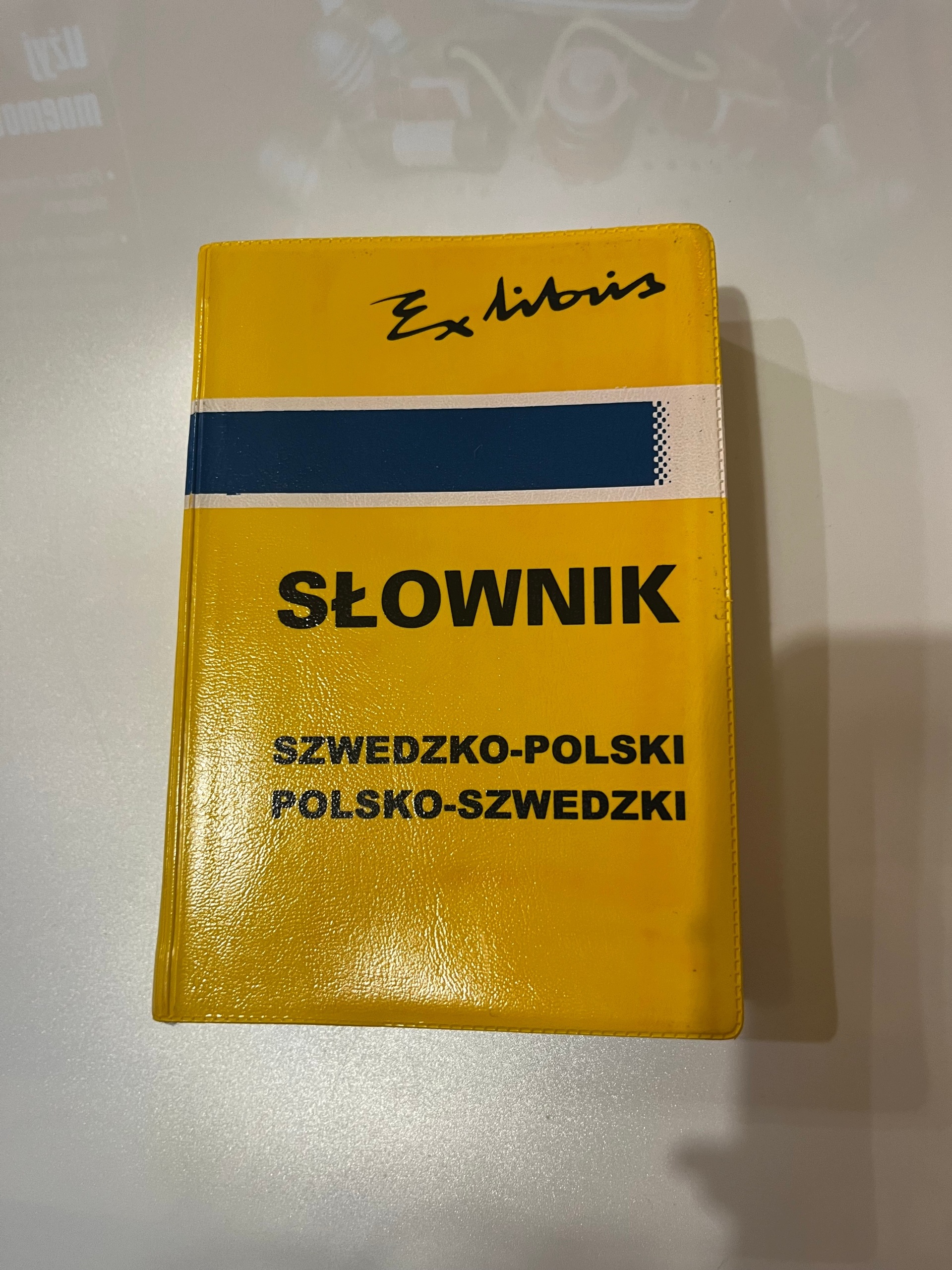 Słownik Szwedzko-polski Polsko-szwedzki Exlibris Kallin, Romanowska