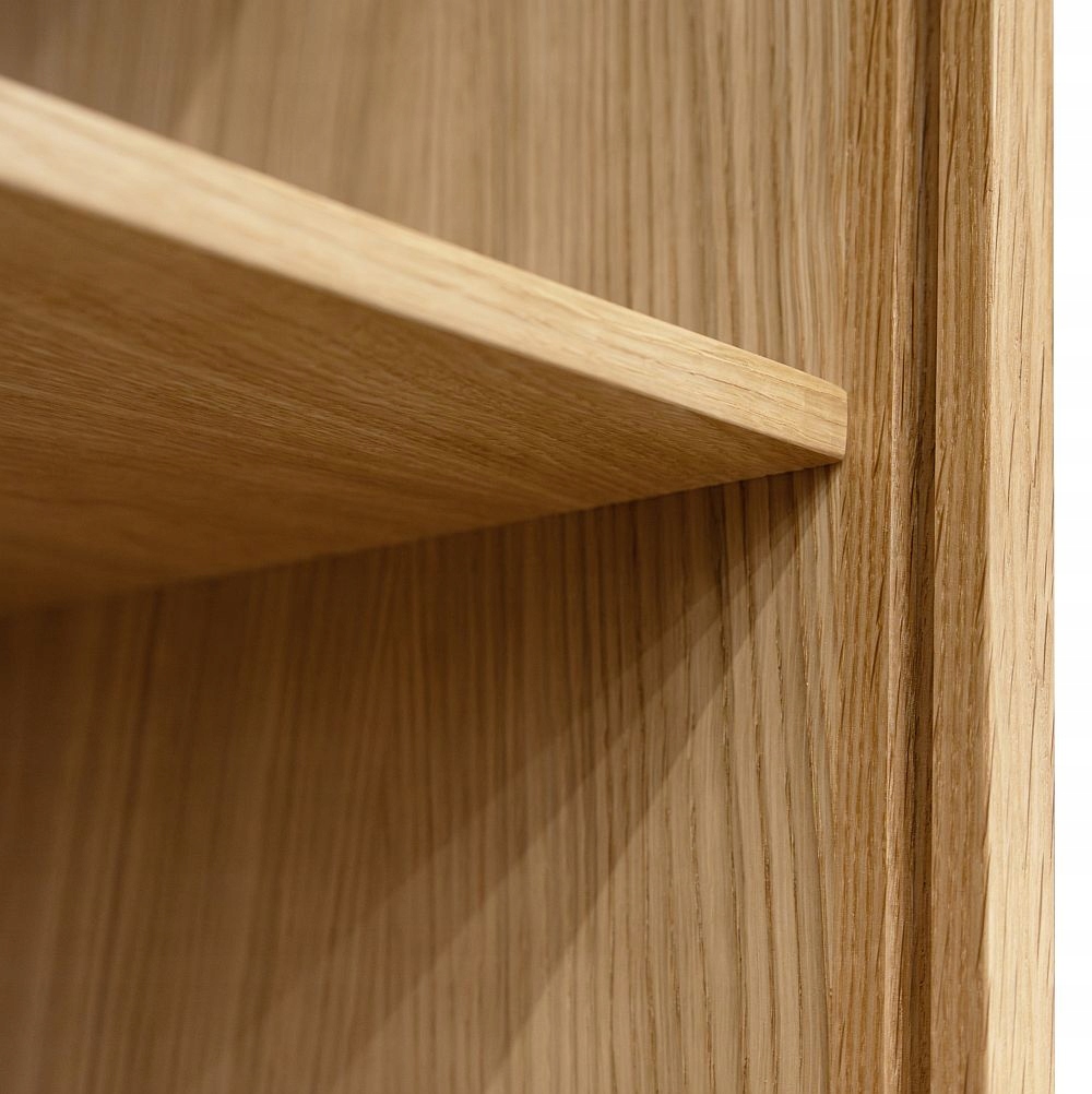 Dębowa szafka Retro na winyle/dokumenty A4 Marka inna