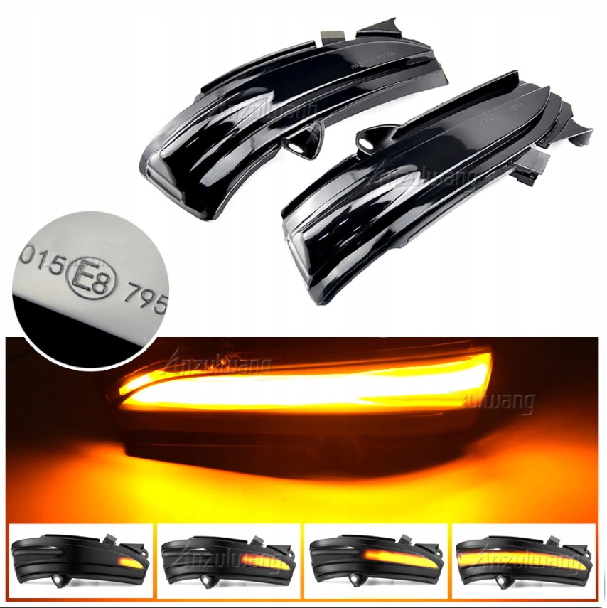 PL997631 - СВЕТОДИОДНЫЕ МИГАЛКИ ДИНАМИЧЕСКИЕ ПЛАВАЮЩИЕ ЧЕРНЫЕ MONDEO MK5