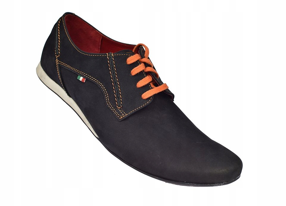 Pánské sportovní boty z kůže, polobotky casual, elegantní, Polské, M99, vel. 42, 5