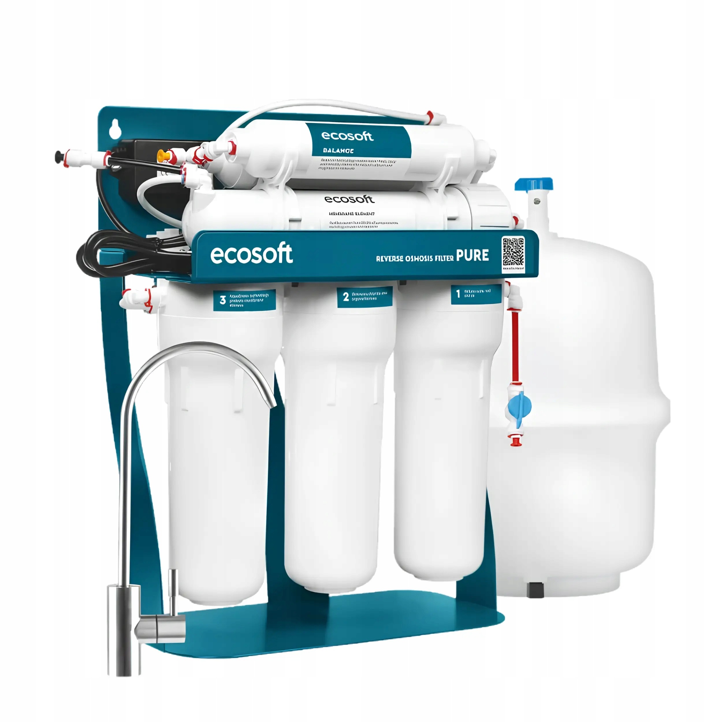 Filter reverznej osmózy Bwt Ecosoft Pure Balance s čerpadlom a roštom