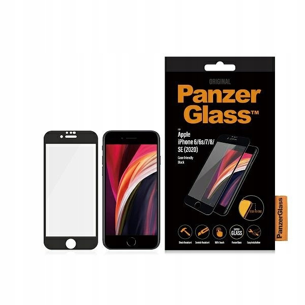 Szkło ochronne E2E Super+ do iPhone 6/6s/7/8/ Se 2020/SE 2022 PanzerGlass