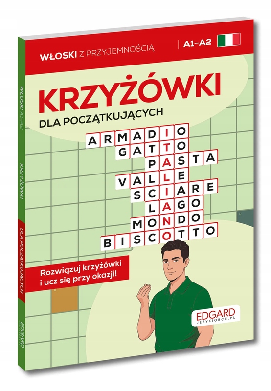 WŁOSKI. KRZYŻÓWKI DLA POCZĄTKUJĄCYCH A1–A2