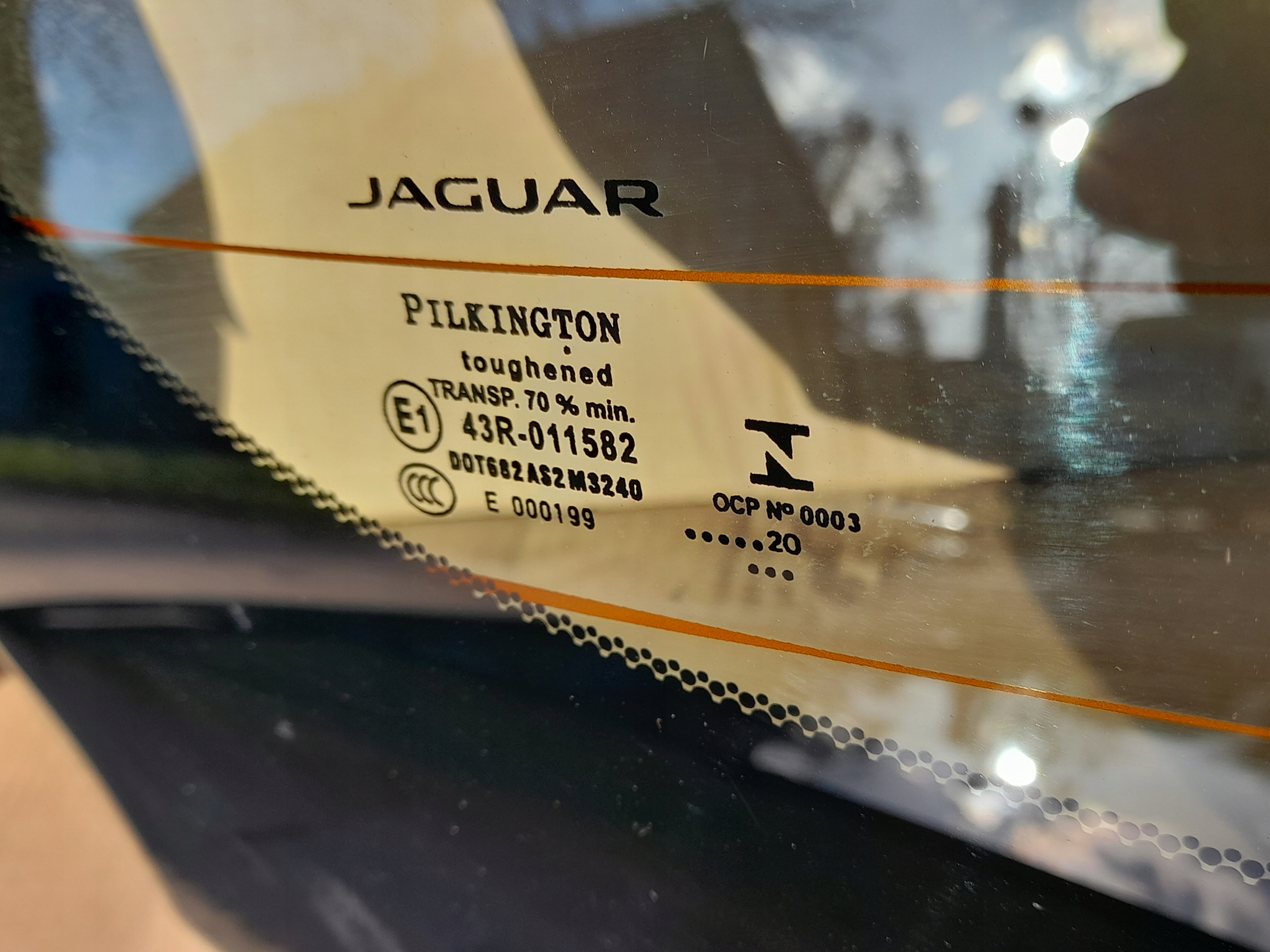 ABLAK hátso far JAGUAR XF X260 ORG CALA