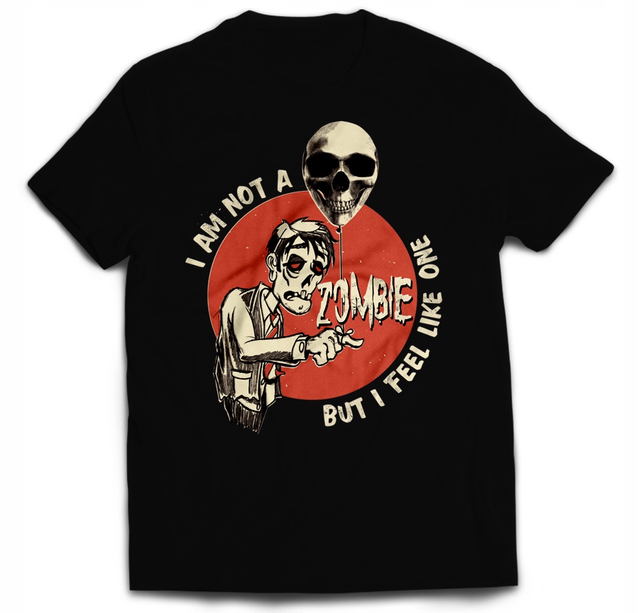 

Koszulka Z Zombie Horror Halloween Czaszka XL