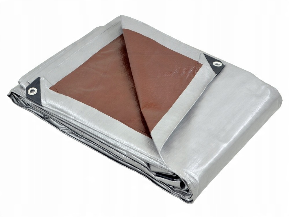 

Plandeka Srebrno-brązowa Giga Mocna 3x4 210G ++uv