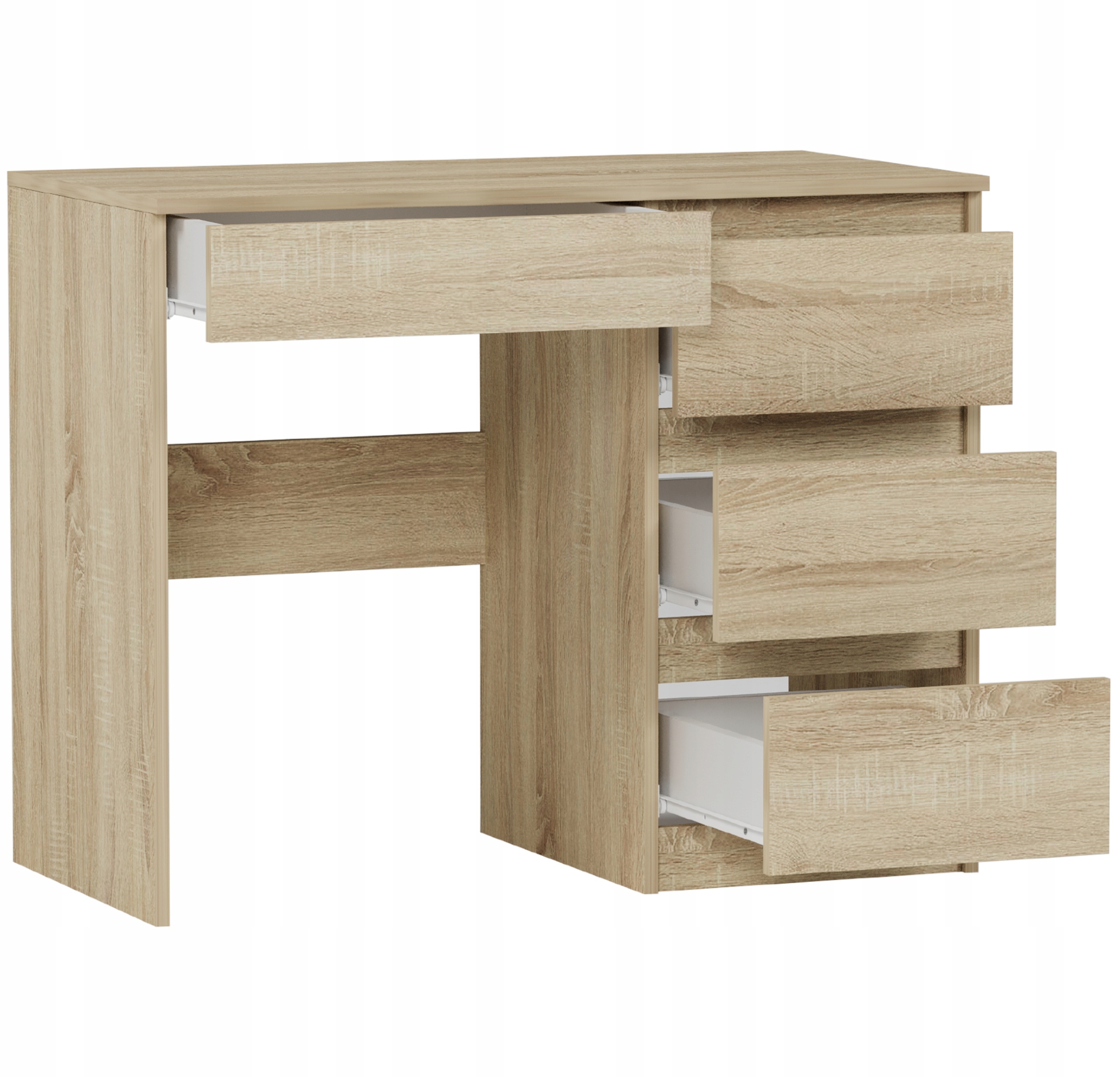 Meble Biurko komputerowe stolik 90cm sonoma N34