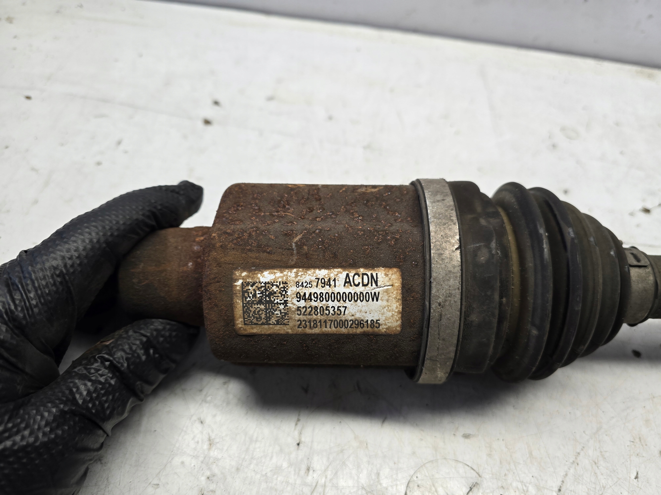 OPEL INSIGNIA B semi-axis right 84257941 ACDN 1.6 CDTI MANUAL