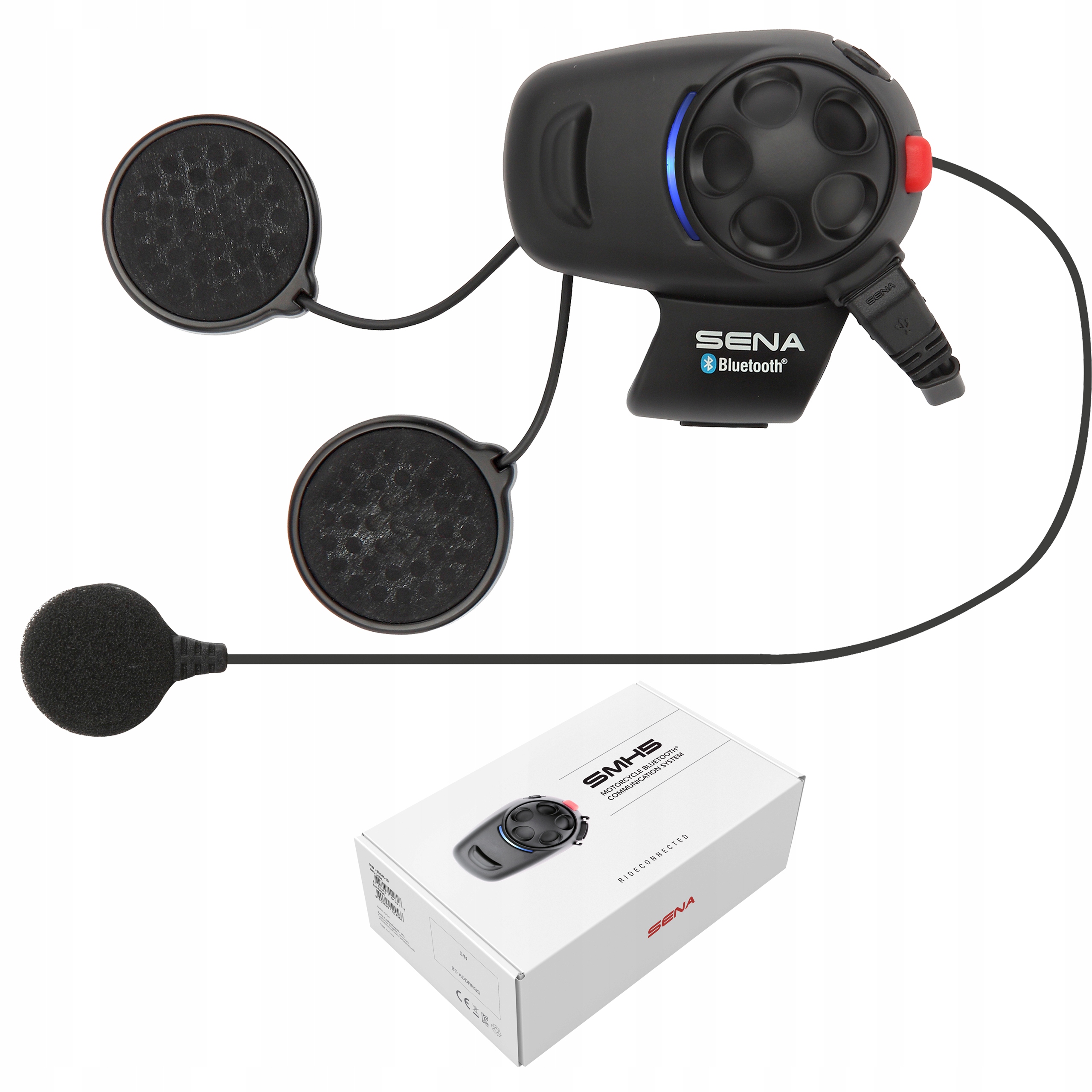 Motocyklový Interkom Sena SMH5 Bluetooth 3.0 Dosah 400M