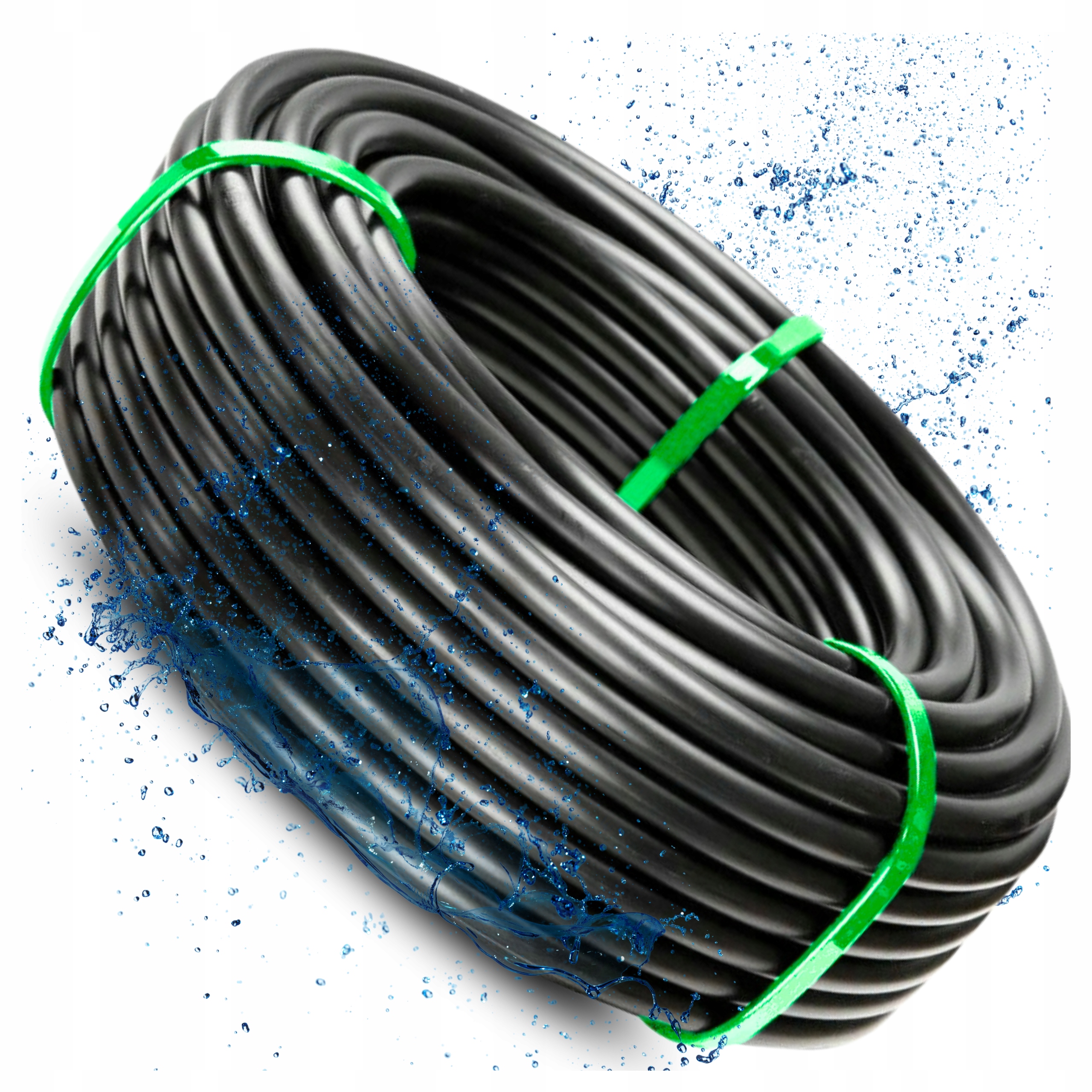 Rura Montażowa do nawadniania irygacyjna Szczelna Pe Fi 25mm Wąż 50 m Mocna