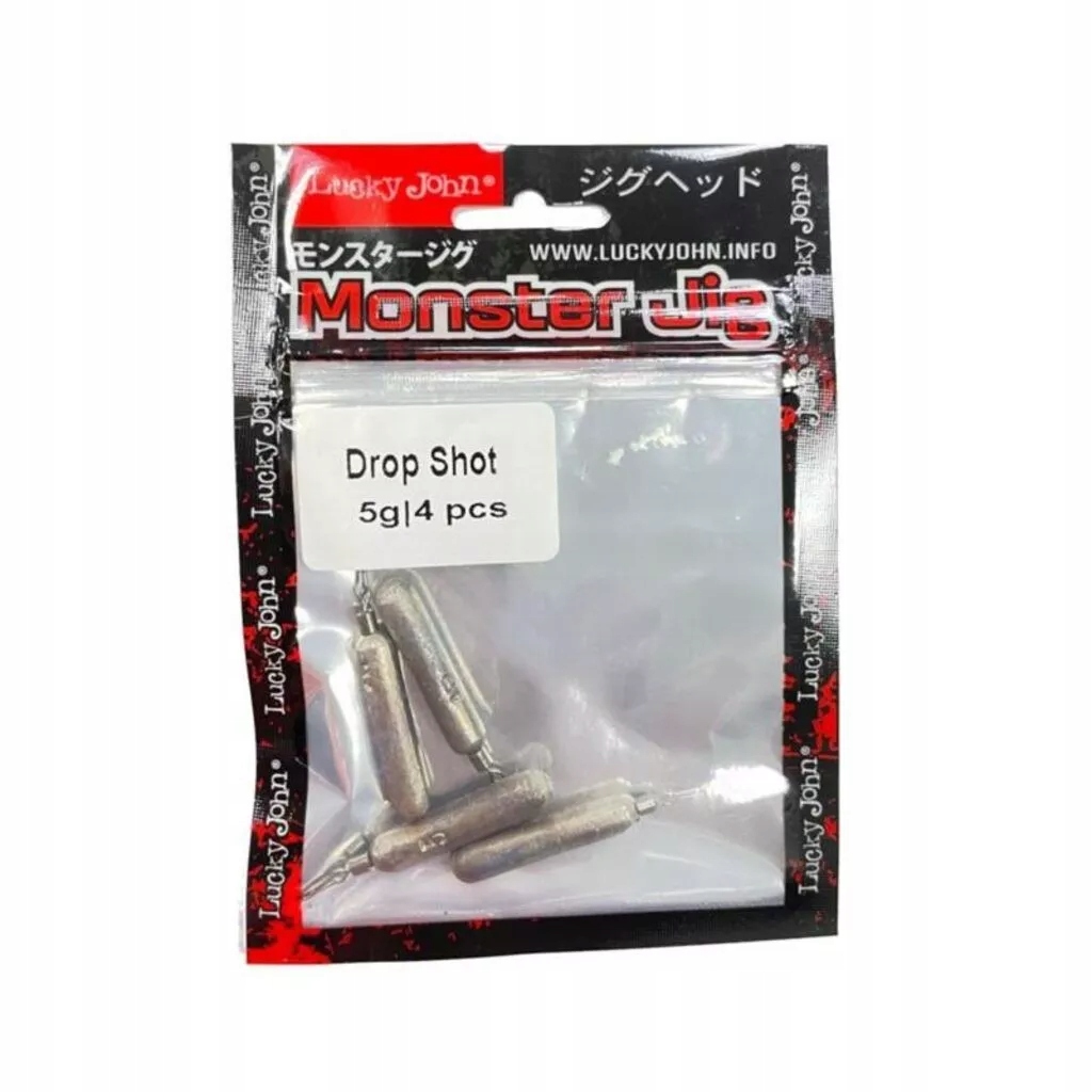 Ciężarek DropShot Lucky John Long 20g 3szt