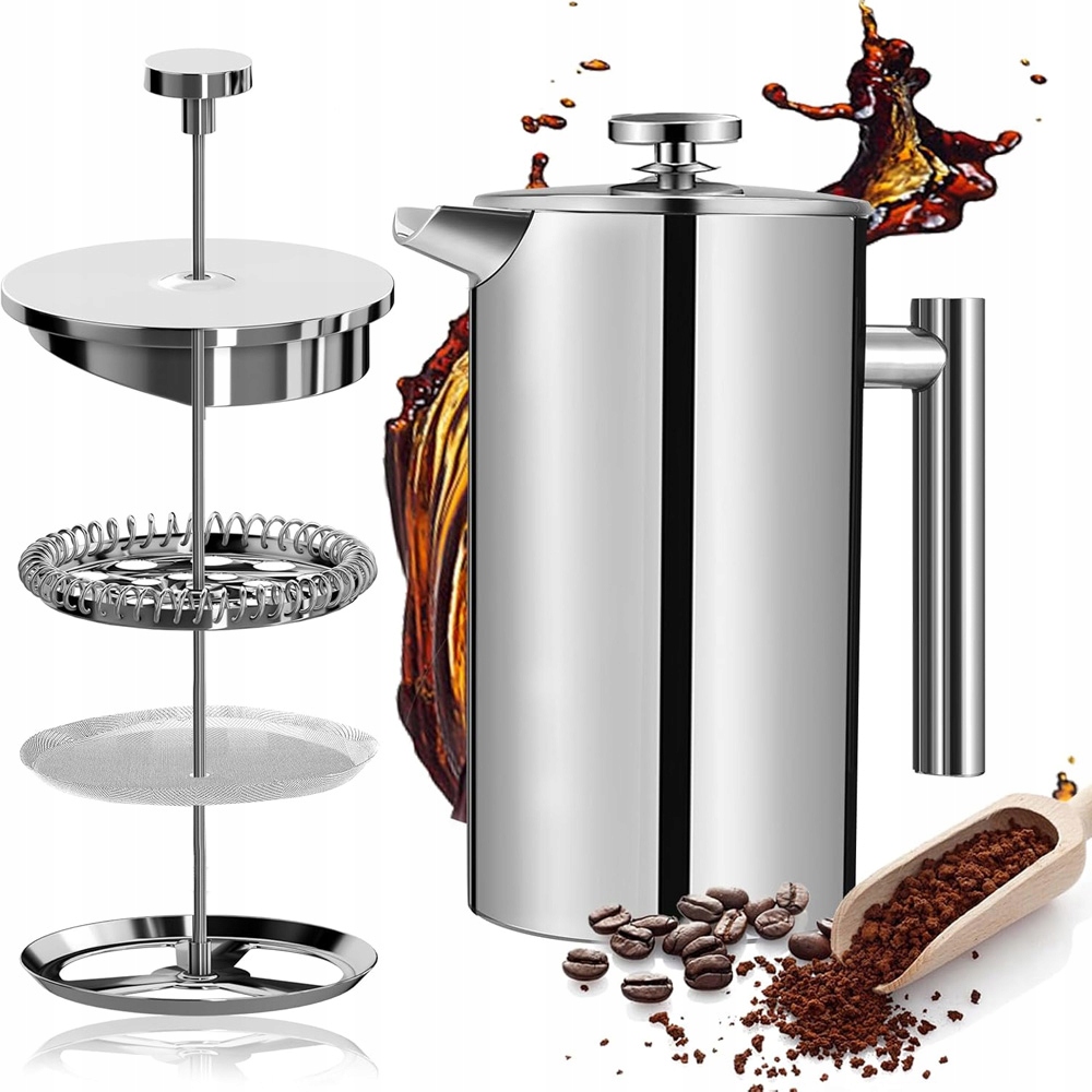 DZBANEK TYPU FRENCH PRESS (ZAPARZACZ TŁOKOWY)