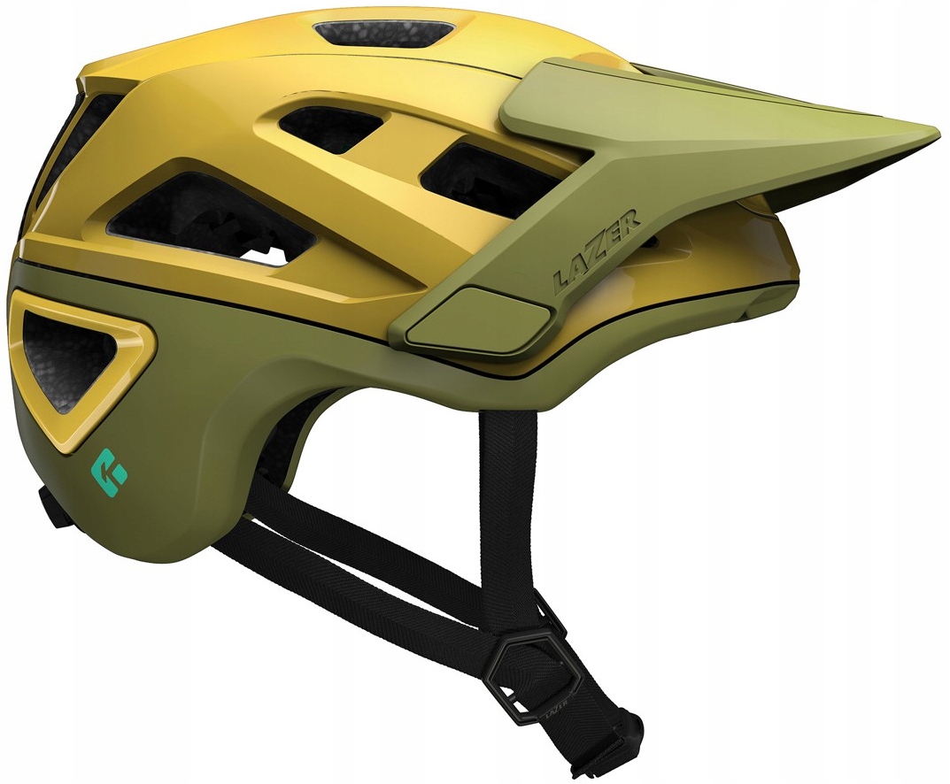 Cyklistická přilba Lazer Jackal KinetiCore M 55-59 cm Gold Green Enduro