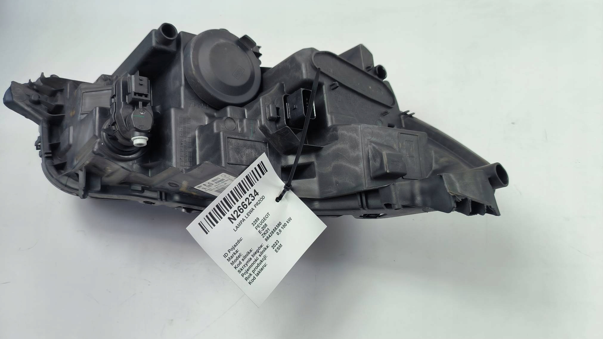light left front LED EU 9833036380 PEUGEOT E-208