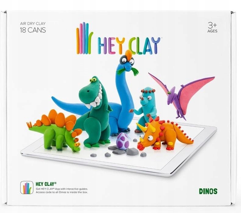 

Hey Clay Masa Plastyczna Dinozaury Tm Toys