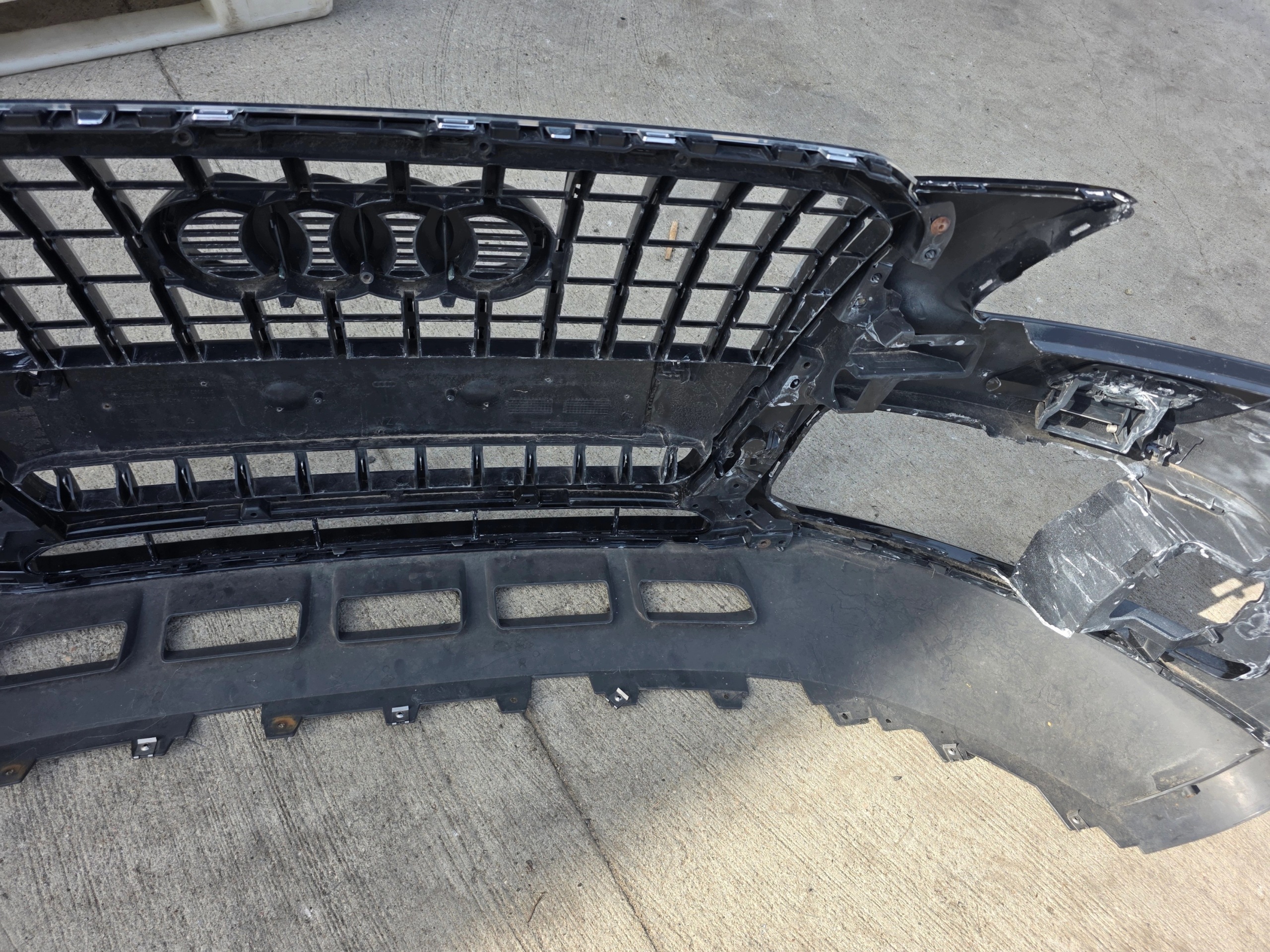 bumper front AUDI Q5 8R LZ9Y washers PDC LIFT complete 2012-2016 !!!