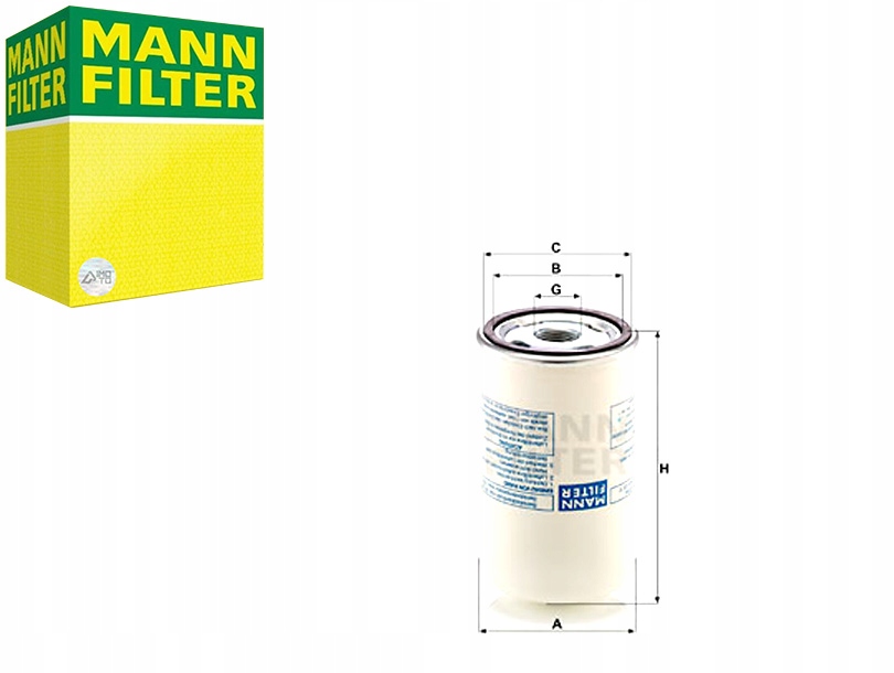 FILTR OLEJU AGRO MANN-FILTER
