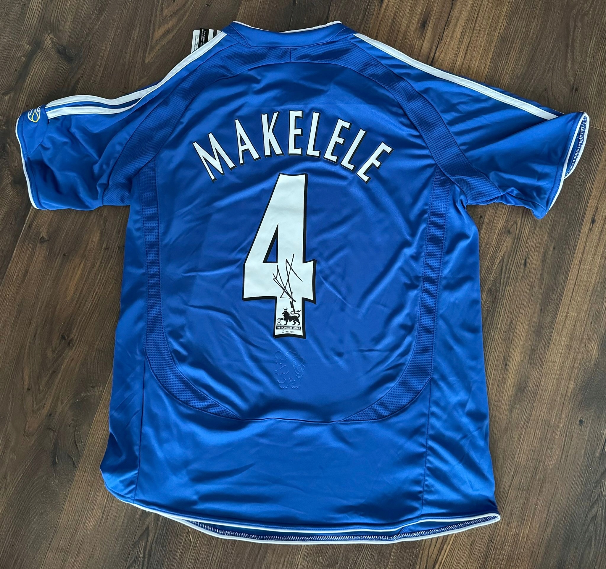 Chelsea - Makelele, koszulka, oryginalny autograf + certyfikat