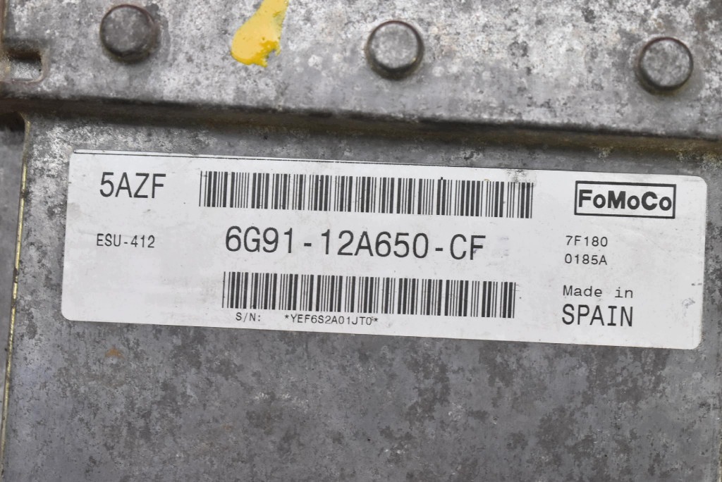 control unit computer of the engine 6G91-12A650-CF FORD MONDEO MK4 2.0 16V 145KM 07