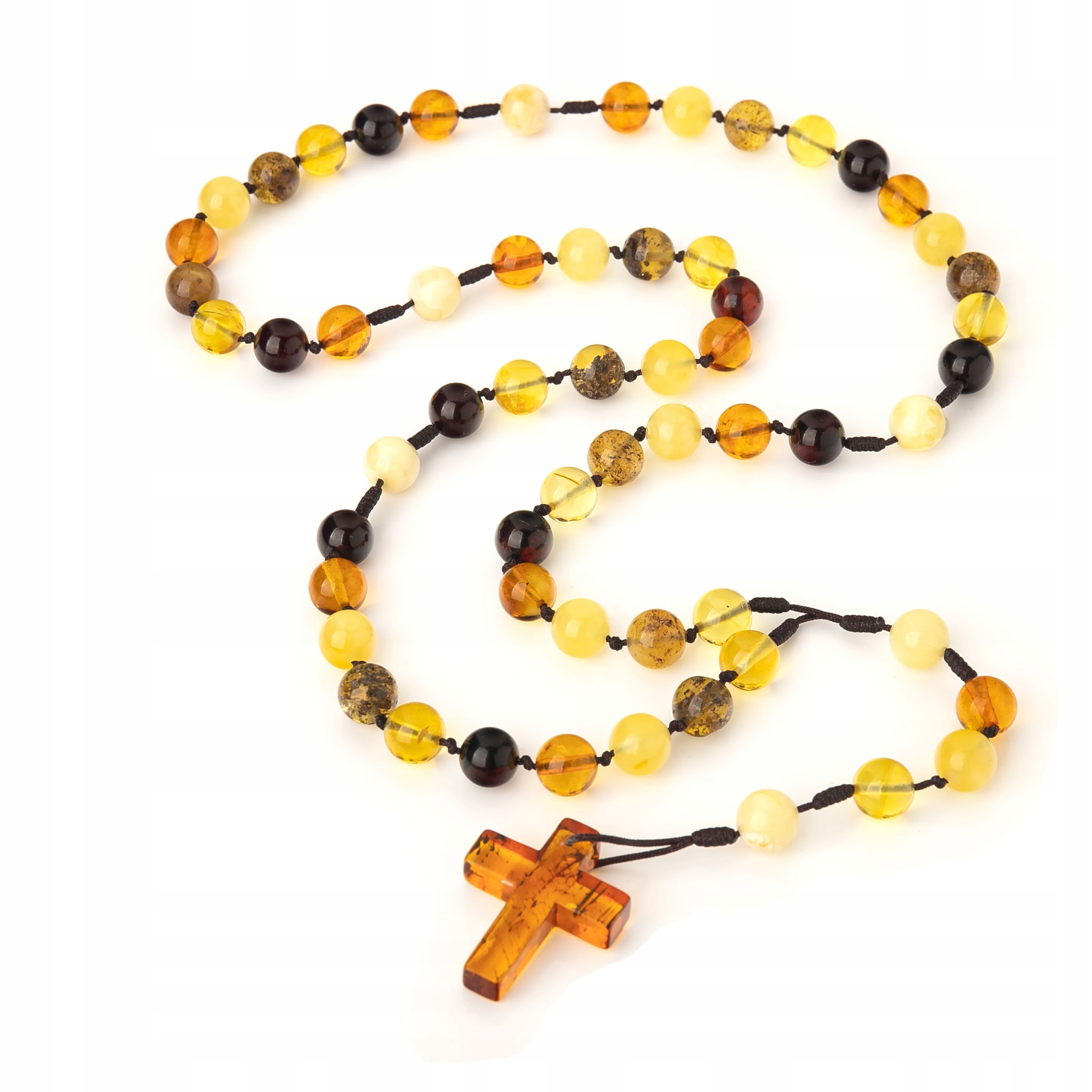 Jantarový růženec-Burštýn z Baltského moře-na dárek
