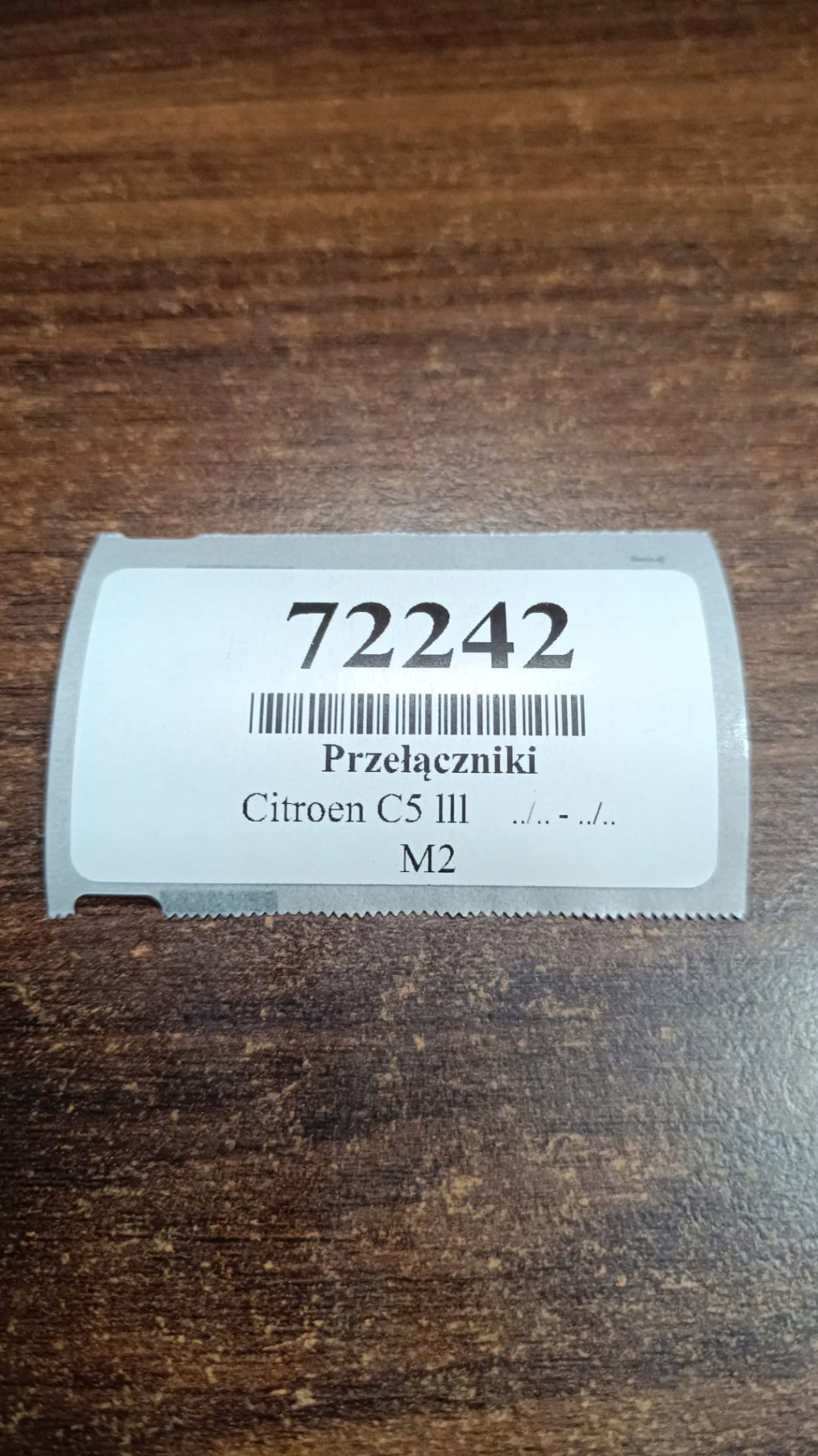 CITROEN C5 III switch springing 96596729ZD