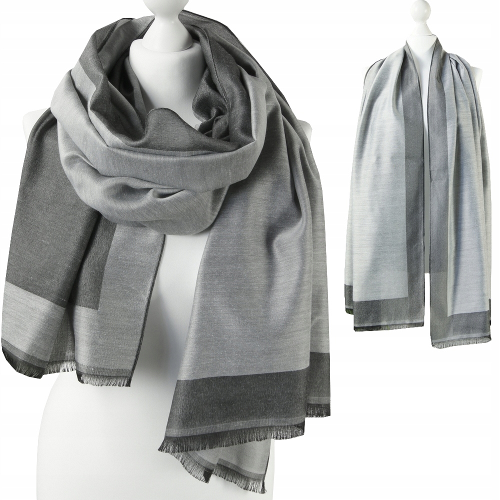 

Gładki Szal Maxi apaszka szalik Silk Wiosna