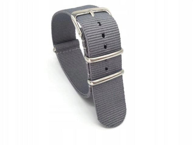 PASEK DO ZEGARKA typu NATO 18 mm wodoodporny, VEGE nylonowy jednoczęściowy