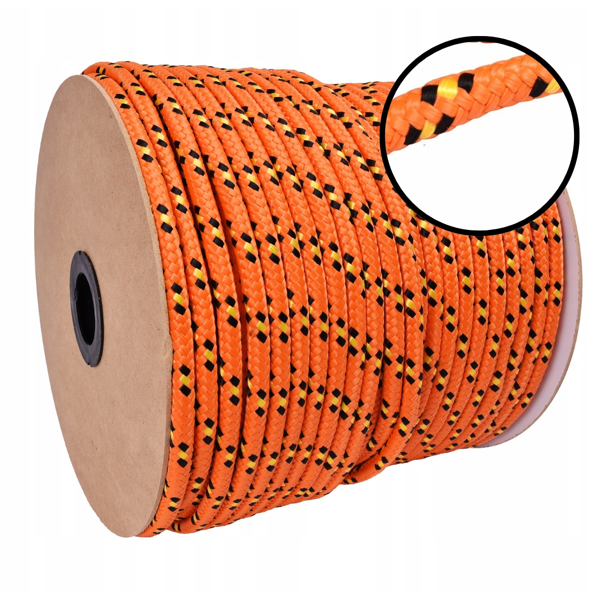 Polypropylenové Lano 8mm 300M Pletené Námořnické Silné Premium