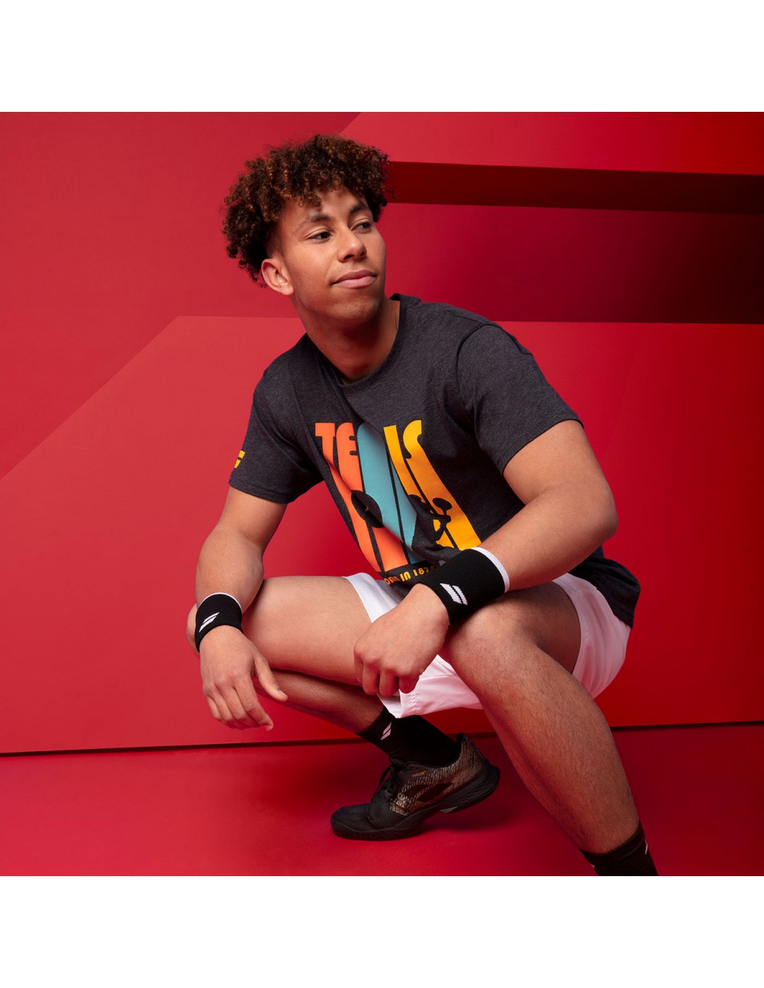 Koszulka tenisowa Babolat Exercise Message r.XL Marka Babolat