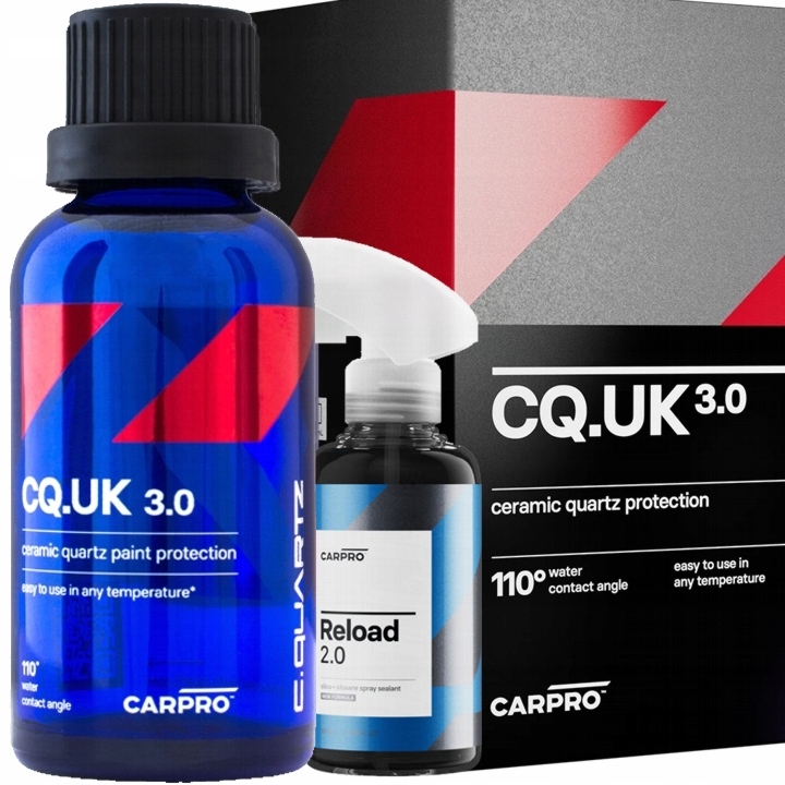 CarPro CQuartz UK Edition 3.0 łatwa w aplikacji powłoka kwarcowa +Rel 50ml