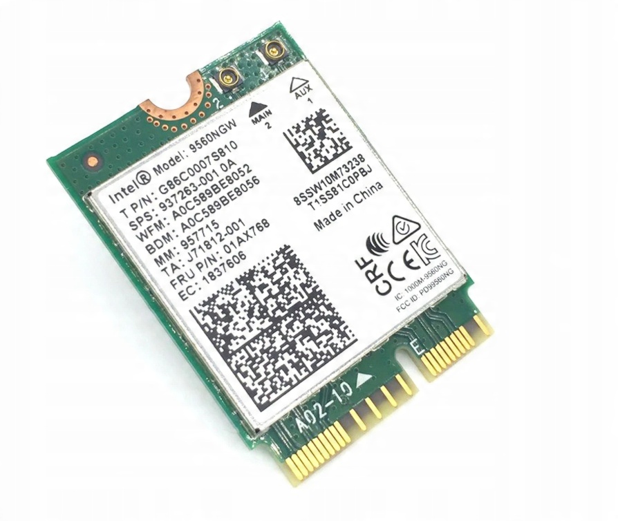 

Karta sieciowa Wifi Intel 9560NGW bluetooth