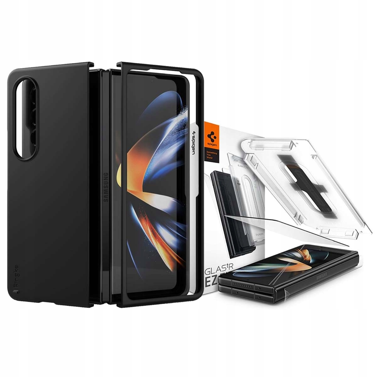 

Etui Do Galaxy Z Fold 4, Case Szkło Spigen