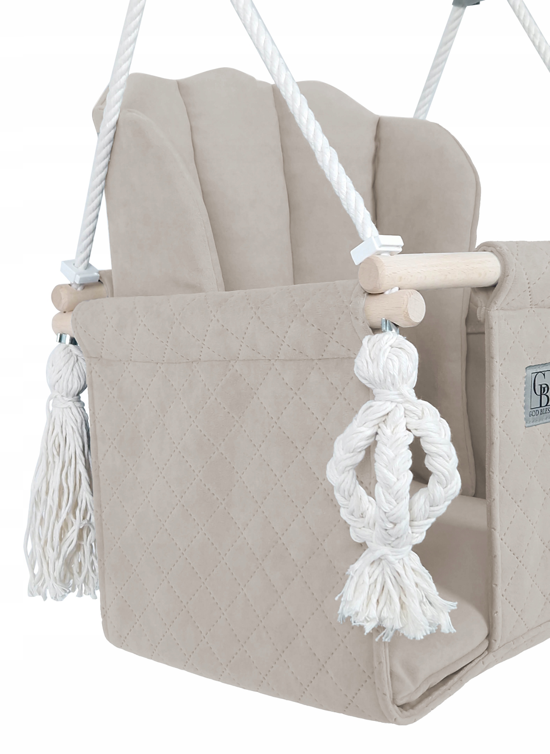 HUŚTAWKA DLA DZIECI DO DOMU REGULOWANA PRODUCENT CERTYFIKAT - CE Głębokość produktu 27 cm