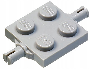 

Lego 4600 Płytka z osiami 2x2 j. szary Lbg 1szt N