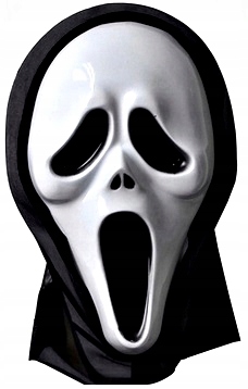 MASKA KRZYK PRZEBRANIE NA HALLOWEEN MASKI STRÓJ Typ maska