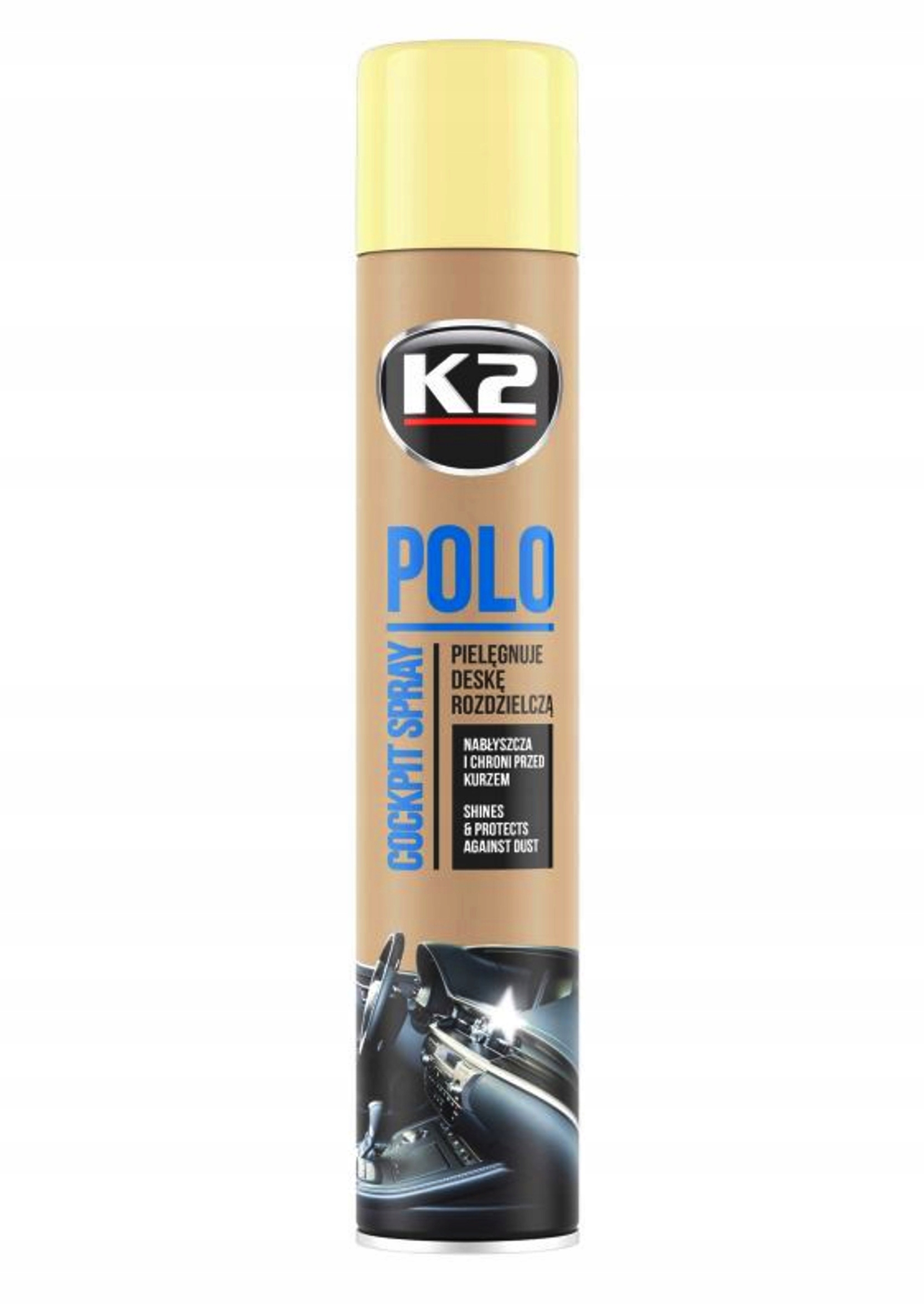 K2 POLO COCKPIT 750ML DO KOKPITU PLAK WANILIA