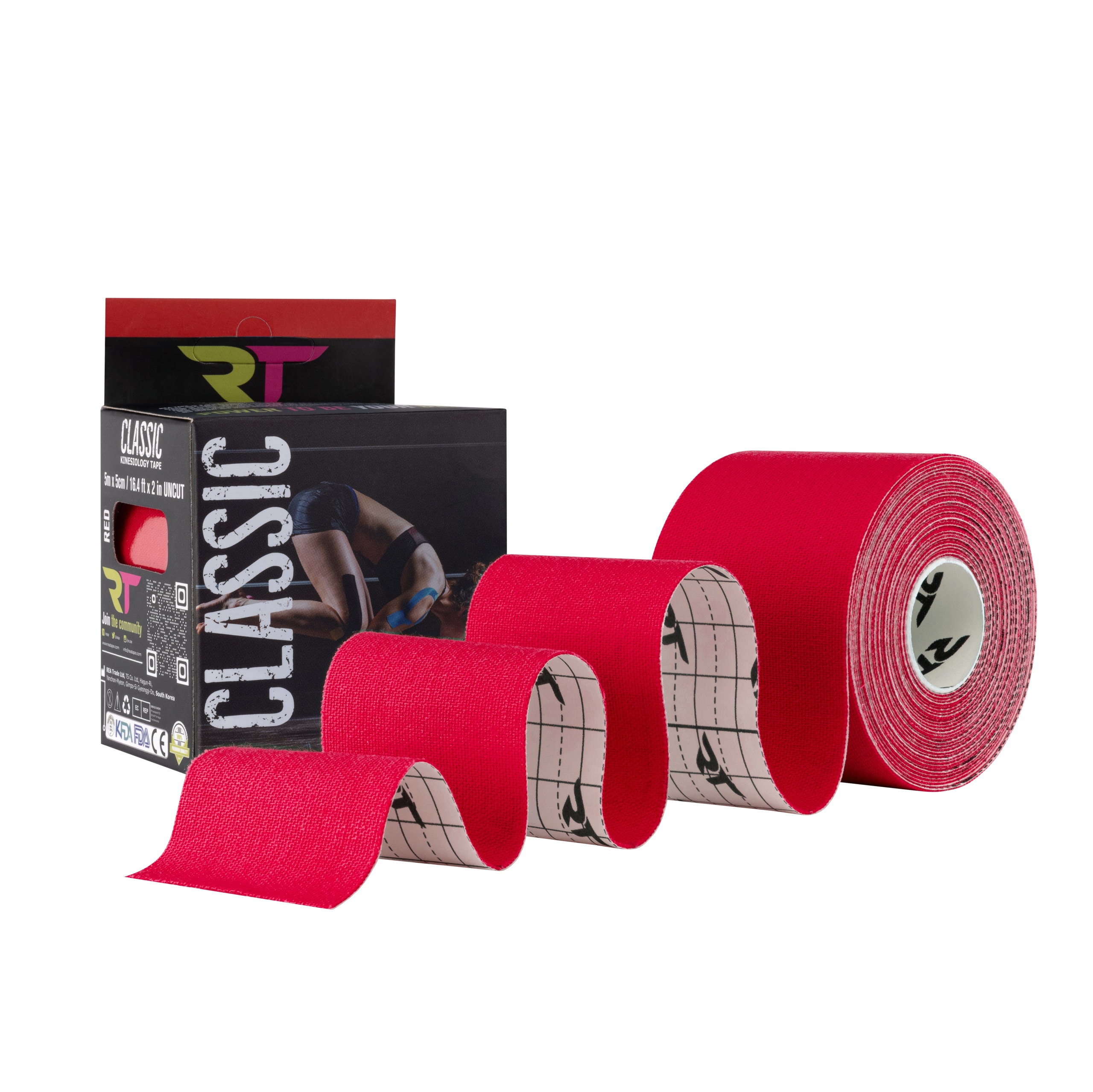 

Rea Tape Tejp pLAstRY medyczne sportowe czerwony