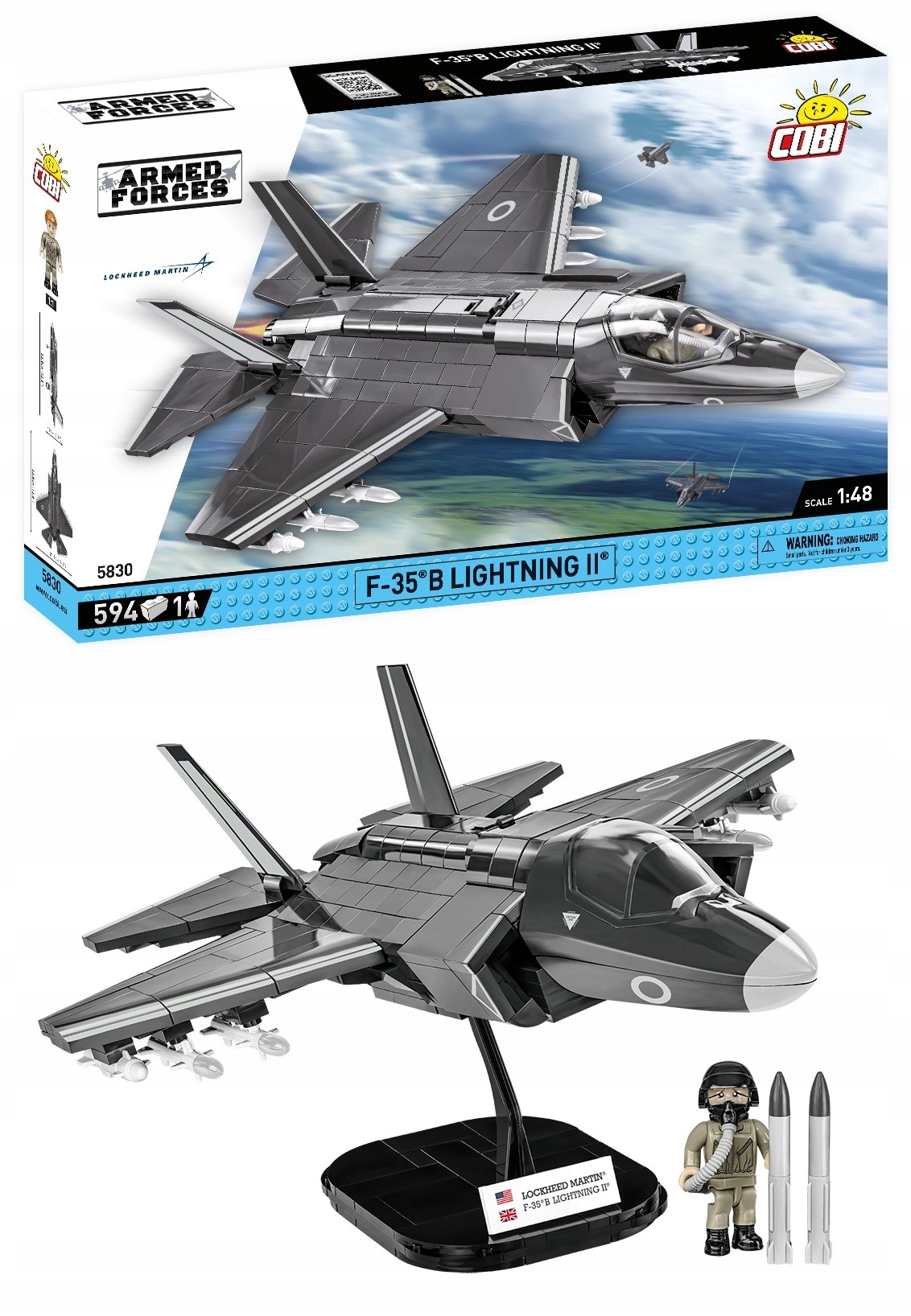 

Klocki Cobi 5830 Samolot F-35B Lightning II Royal