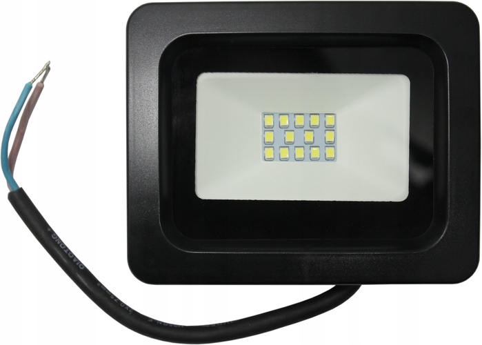 NAŚWIETLACZ LED 10W 6000K CZARNY 880lm GREENLUX