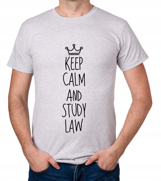 

koszulka Keep Calm And Study Law prezent