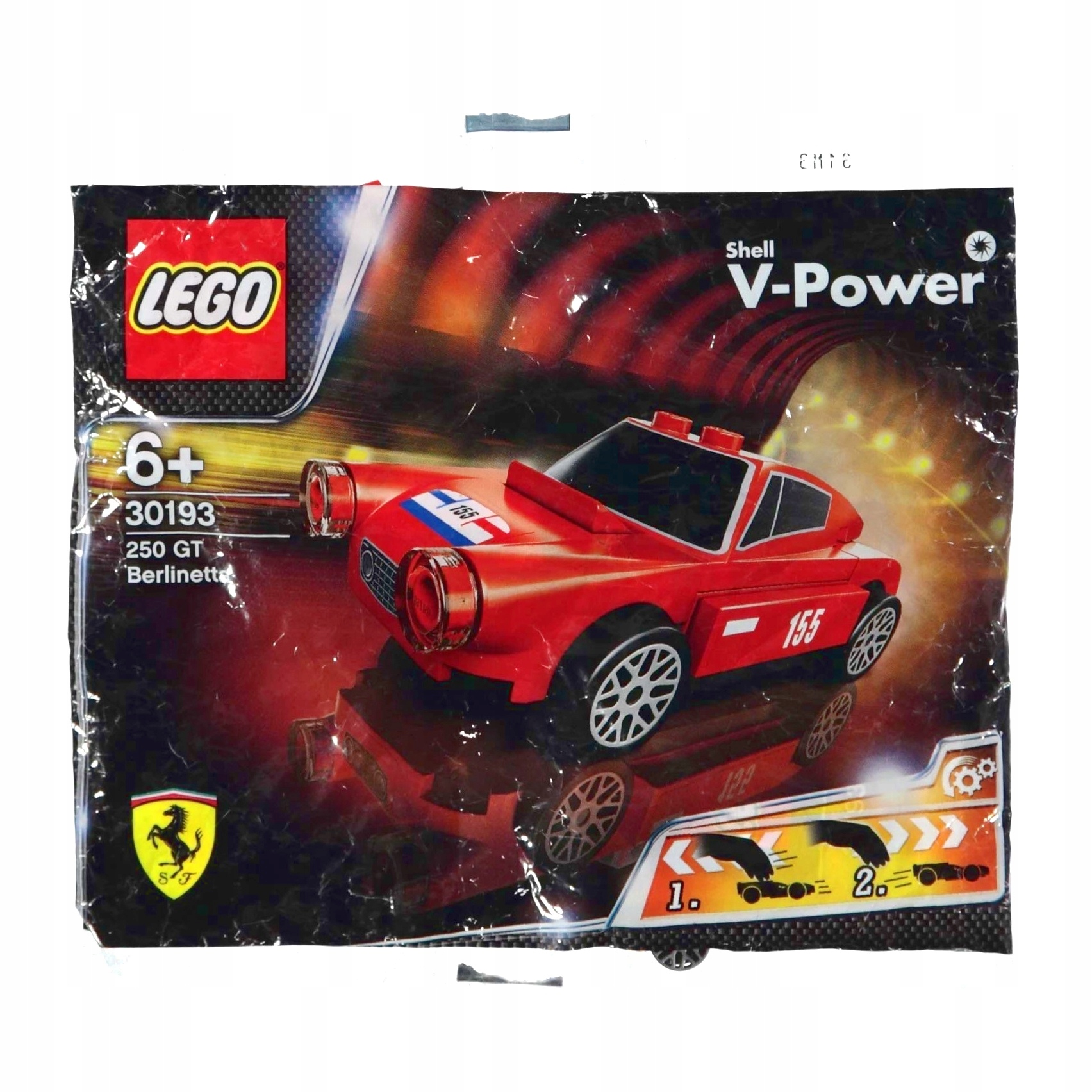 30193 Lego Ferrari Racers Shell 250 GT Berlinetta polybag MISB 2012