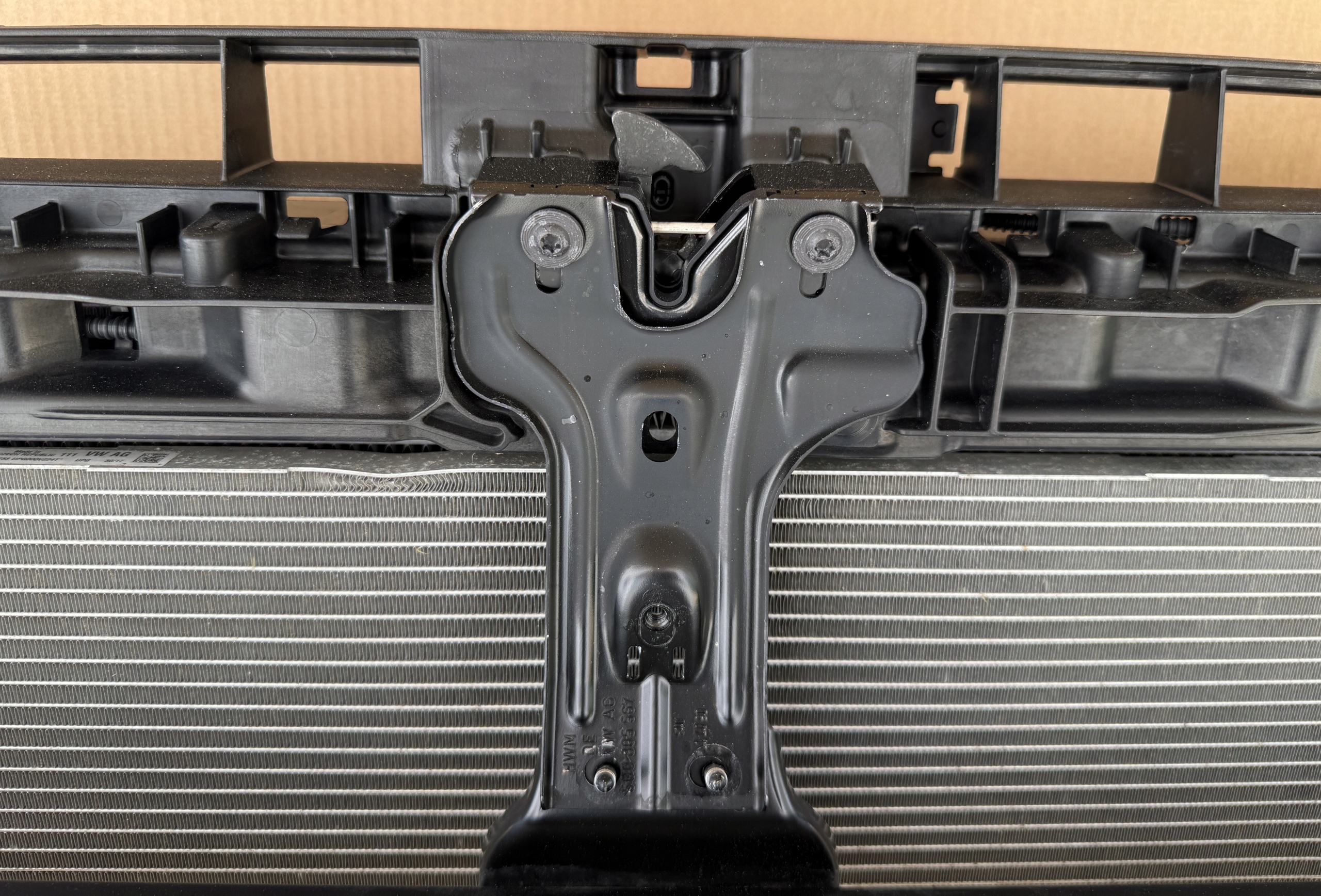 support panel for radiators radiator fan GOLF 7 VII GTI GTD before LIFT 2.0 TSI