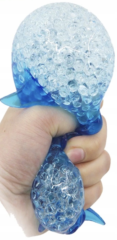 PIŁKA ANTYSTRESOWA z kulkami GNIOTEK FIDGET DELFIN Rodzaj gniotki