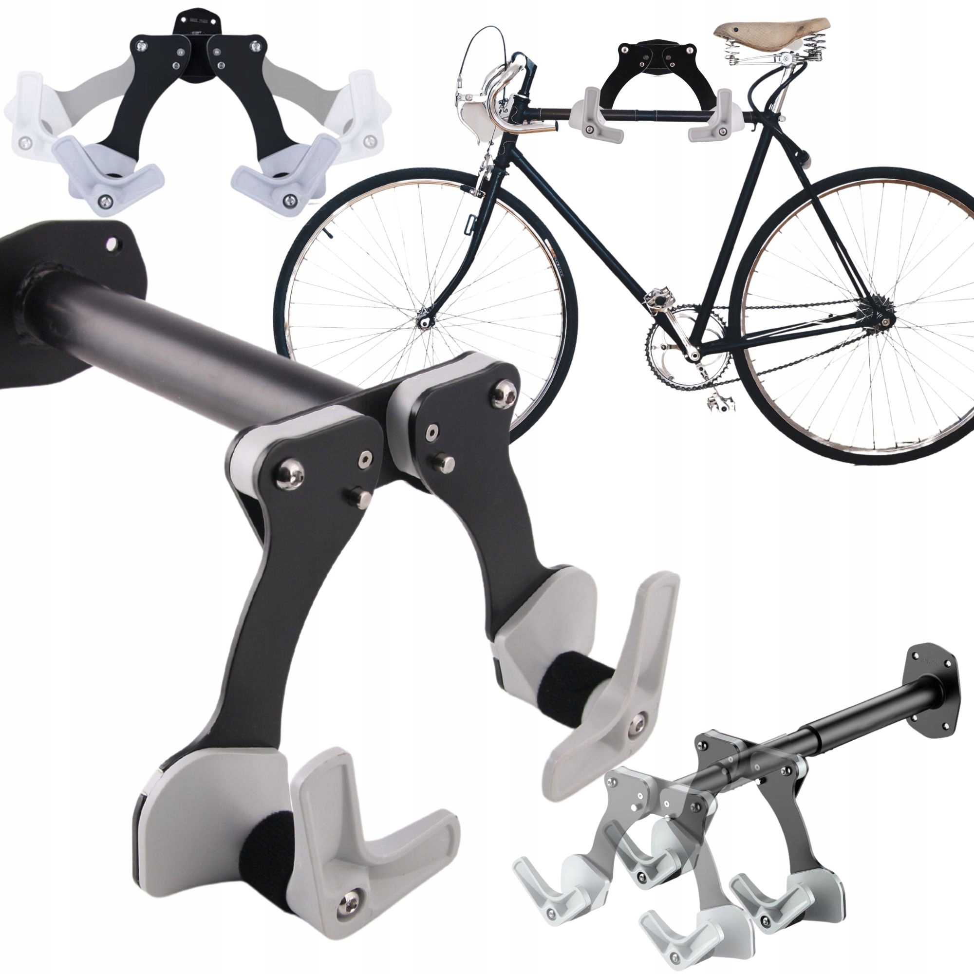 Věšák Na Kolo, Držák Na Kolo, 25 Kg, Nastavitelný Rozsah Ramen, Pevný