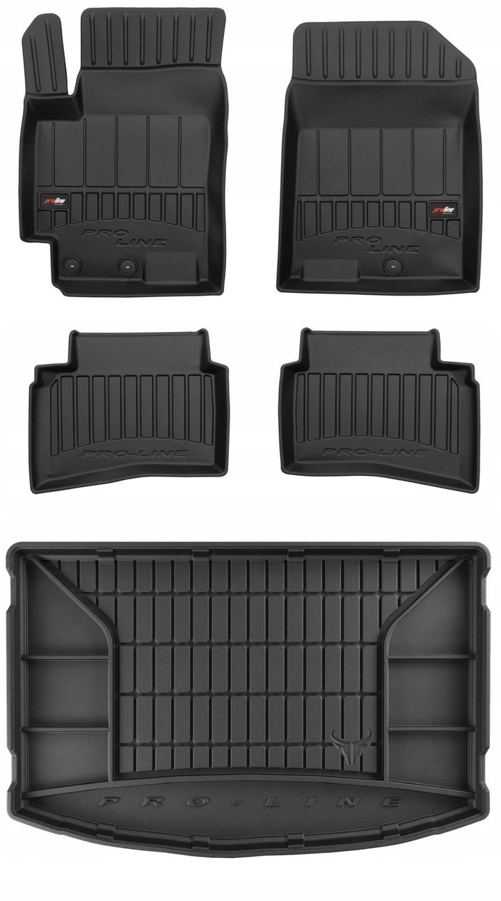 Set 3D gumové rohože Kia Rio 4 Hb od roku 2017