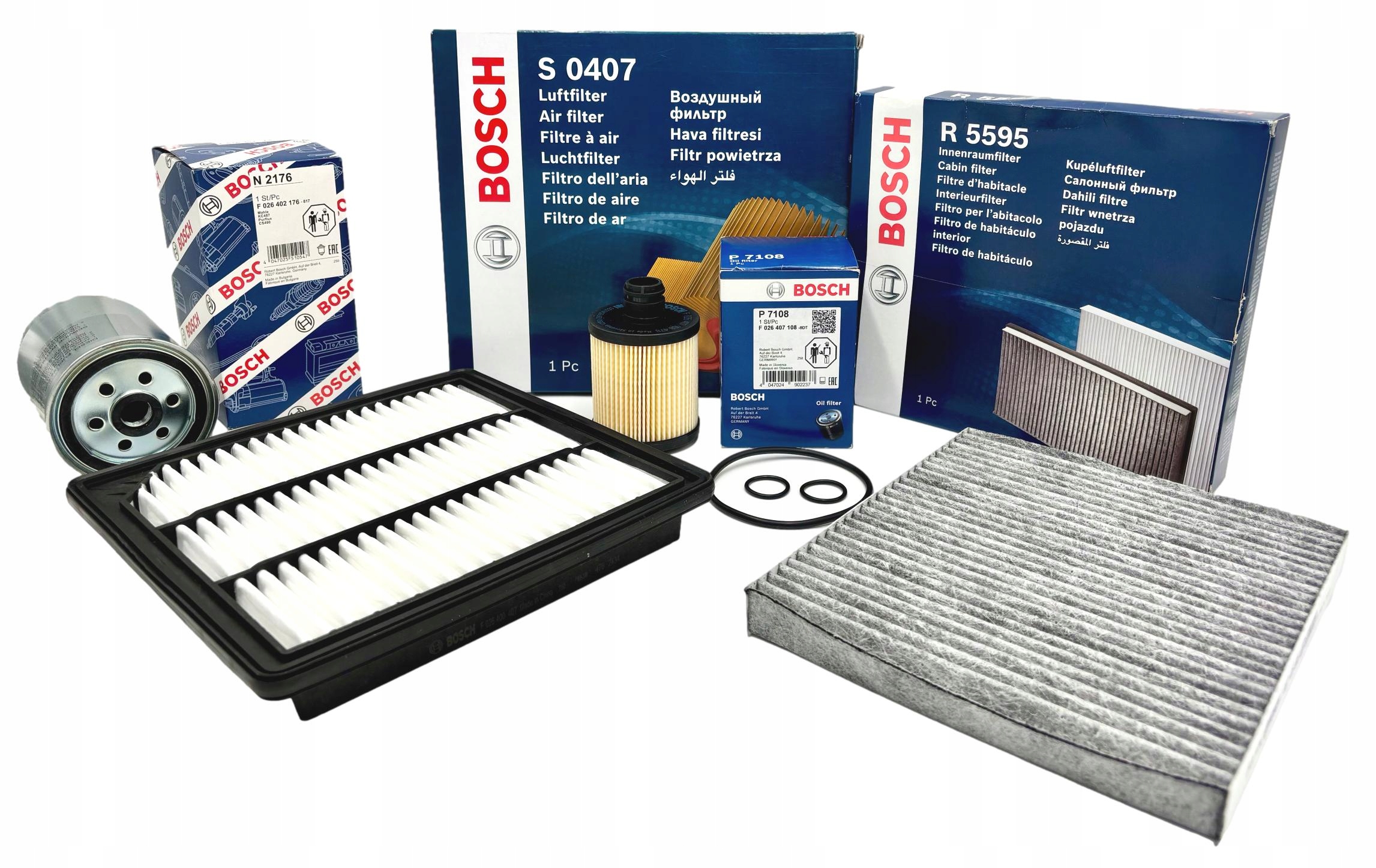 Bosch Sada Filtrů Fiat Freemont 11-16 2.0 Ds MultiJet 140KM 170KM