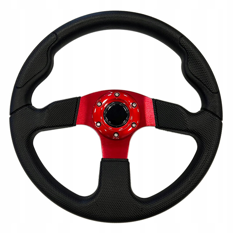 KIEROWNICA DO MOTORÓWKI SPORT 340mm RED -05250