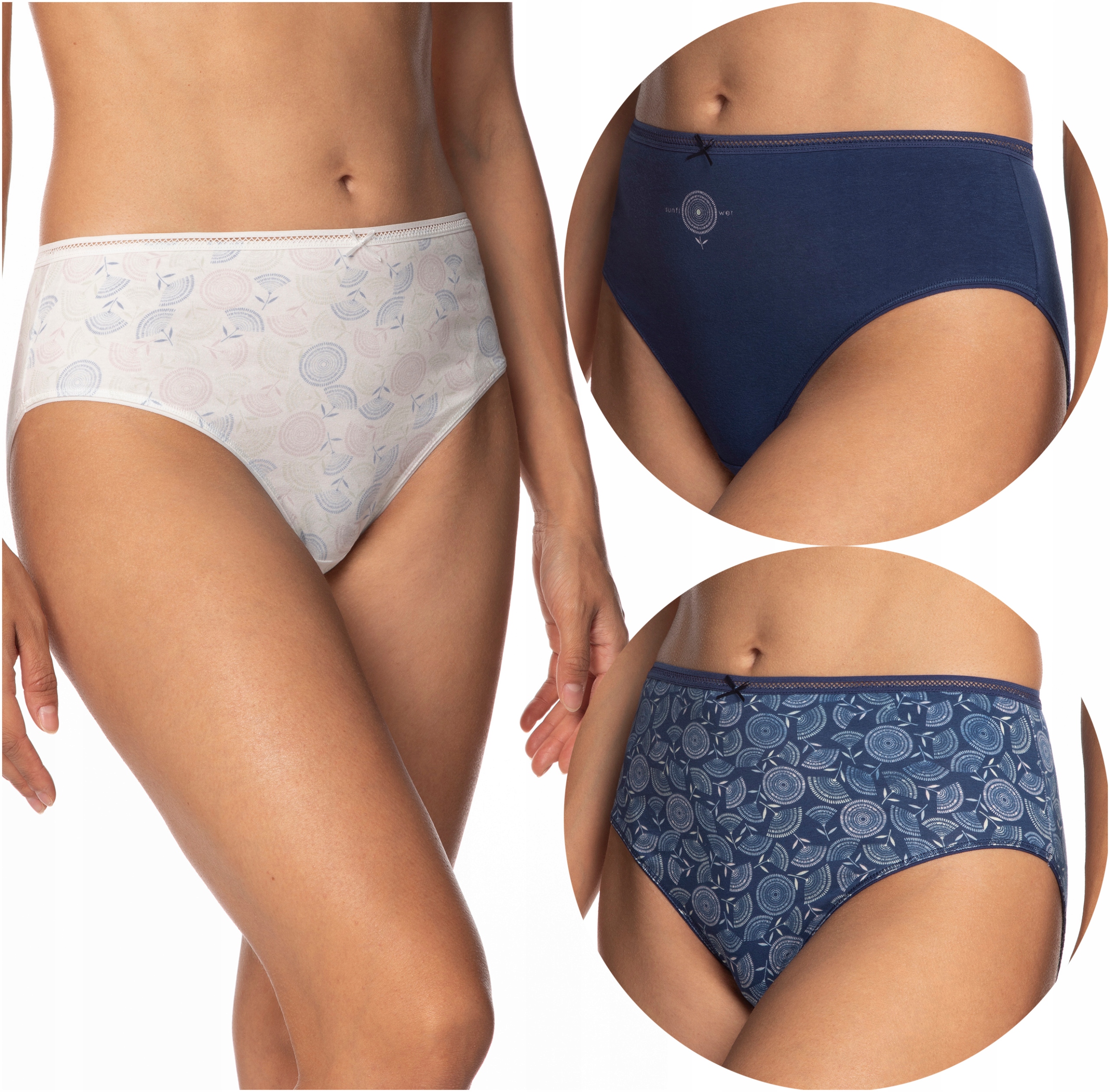 

Majtki damskie Figi bikini 3-PAK Lama 128BI-03 XL